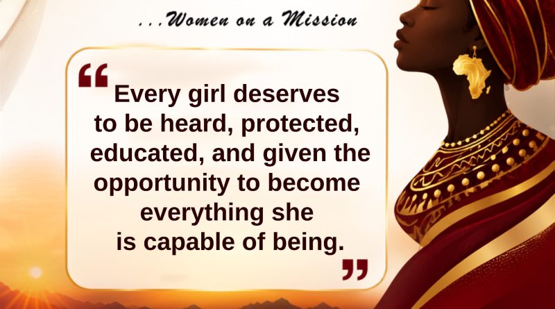 MONDAY MORNING REFLECTION: OUR GIRLS, OUR FUTURE!